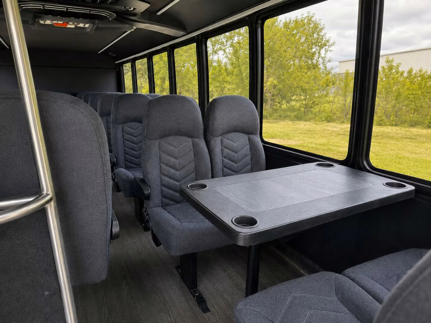 18 passenger minibus inside