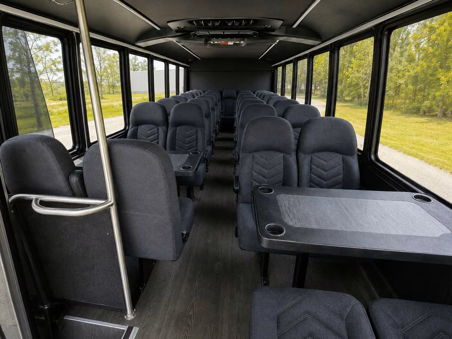 18 passenger minibus interior