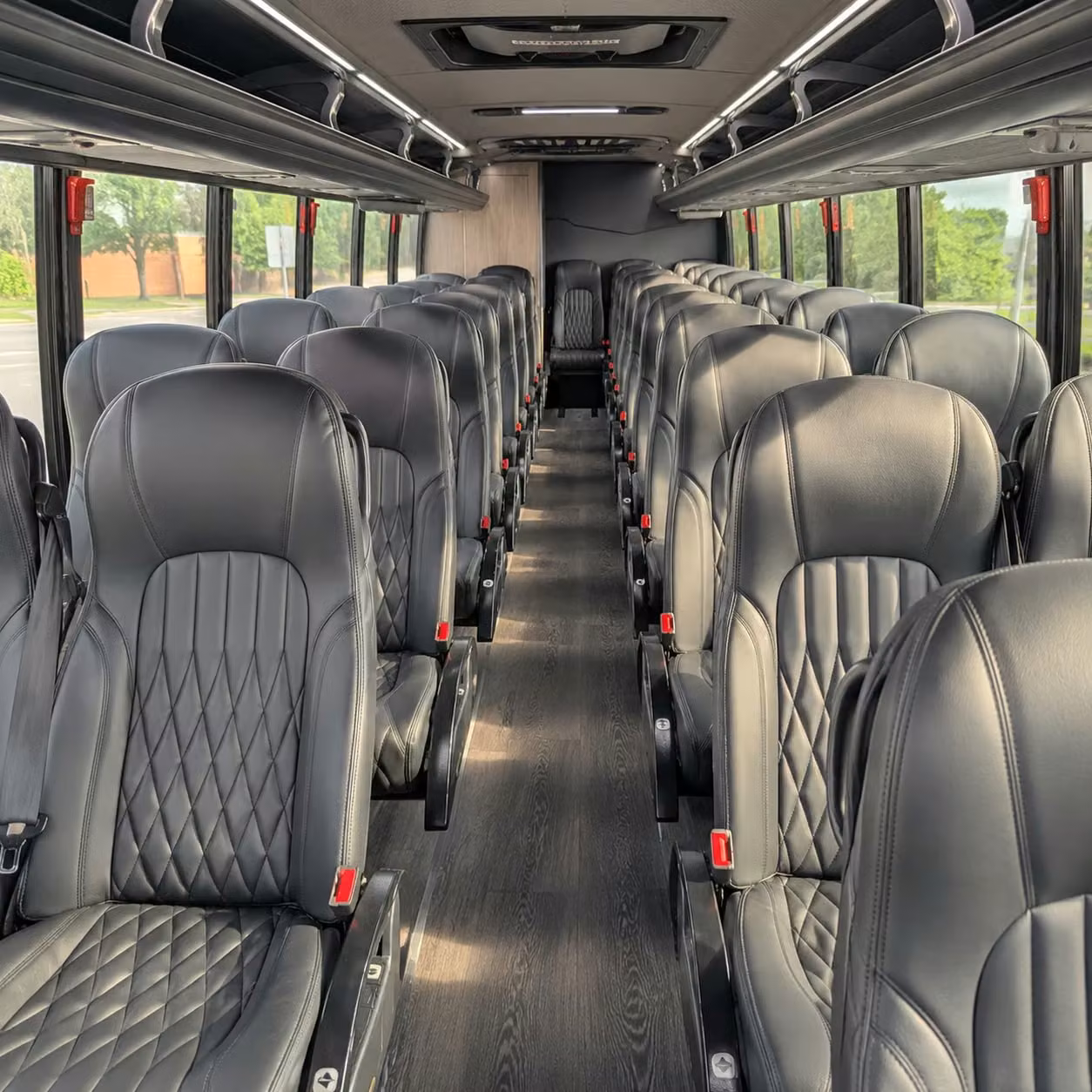 25 passenger minibus inside