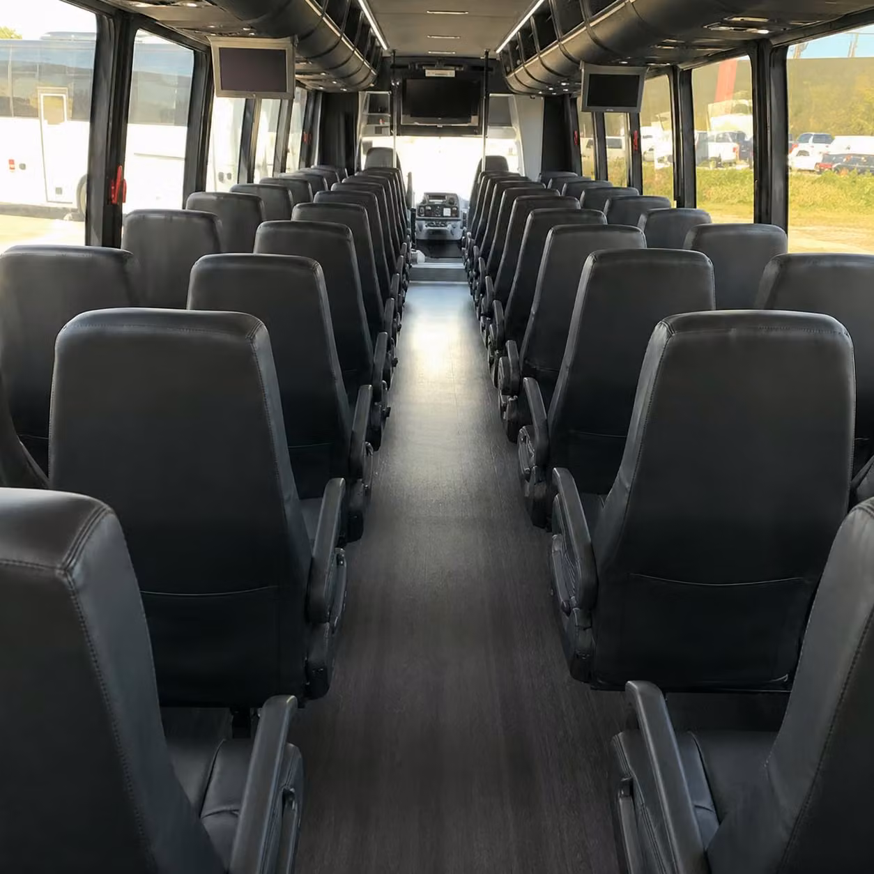 28 passenger minibus interior