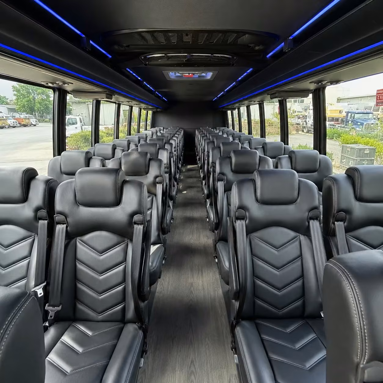 30 passenger minibus interior