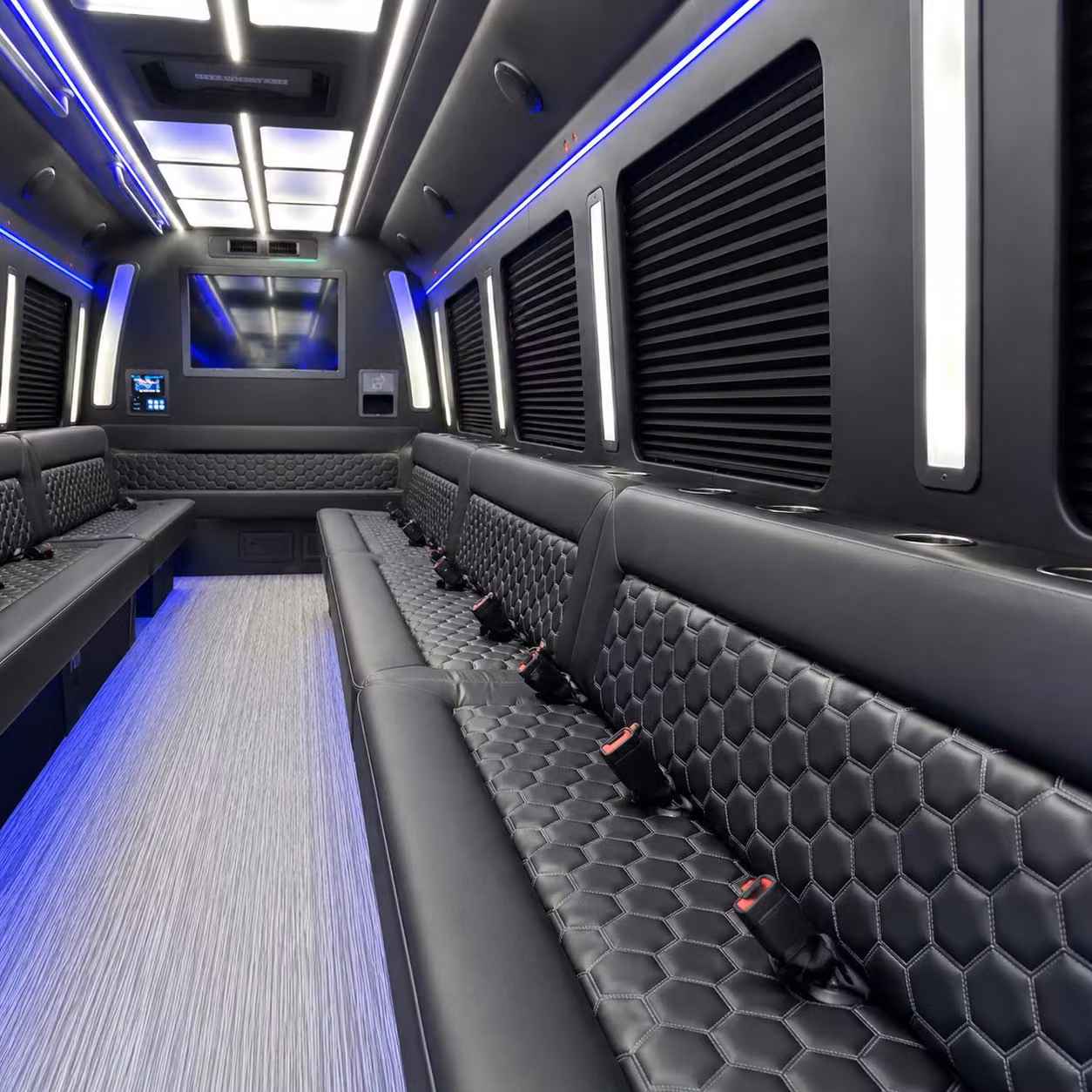 party bus interior