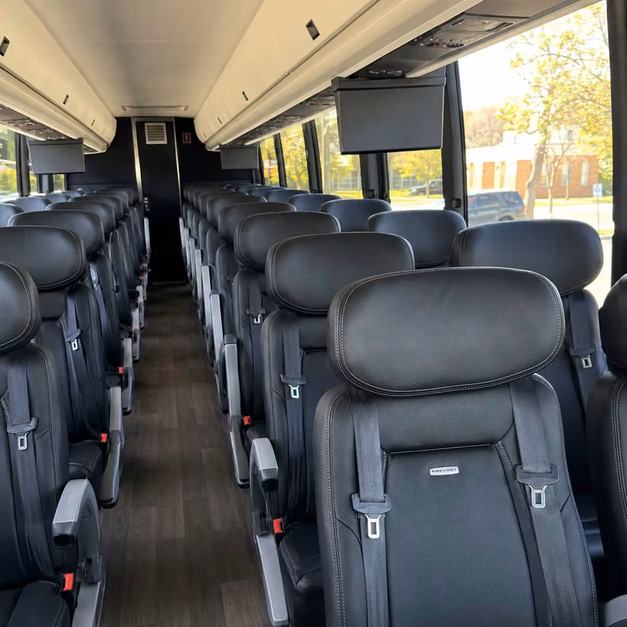 salinas charter bus interior