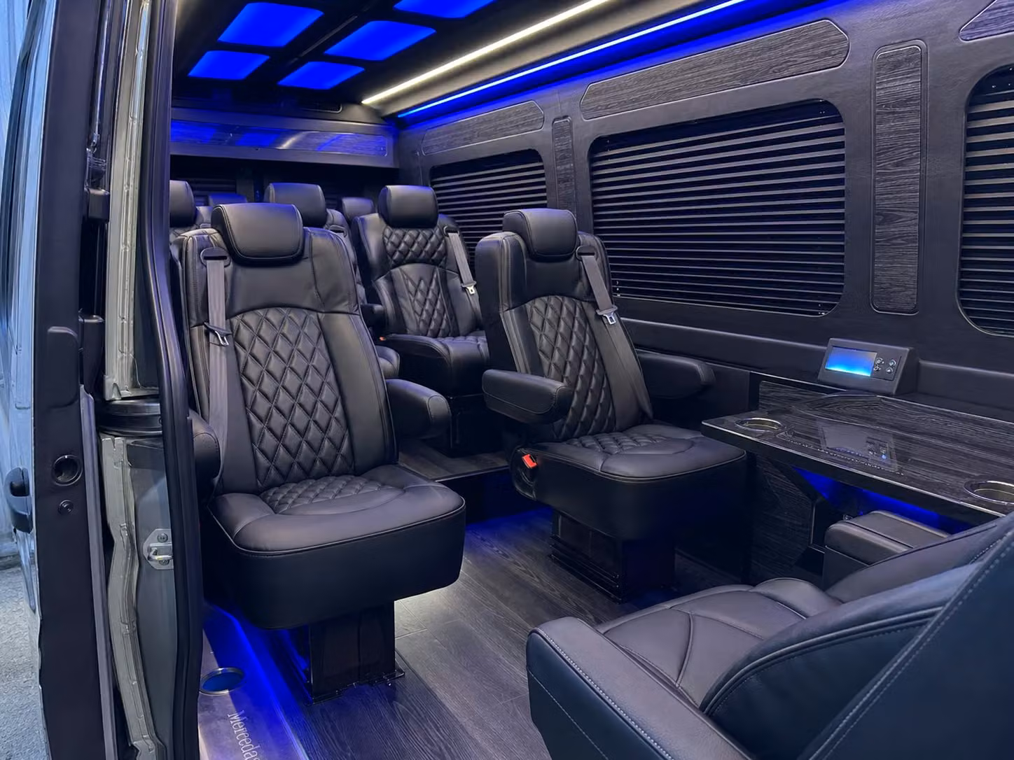 sprinter van transportation for groups and events across salinas