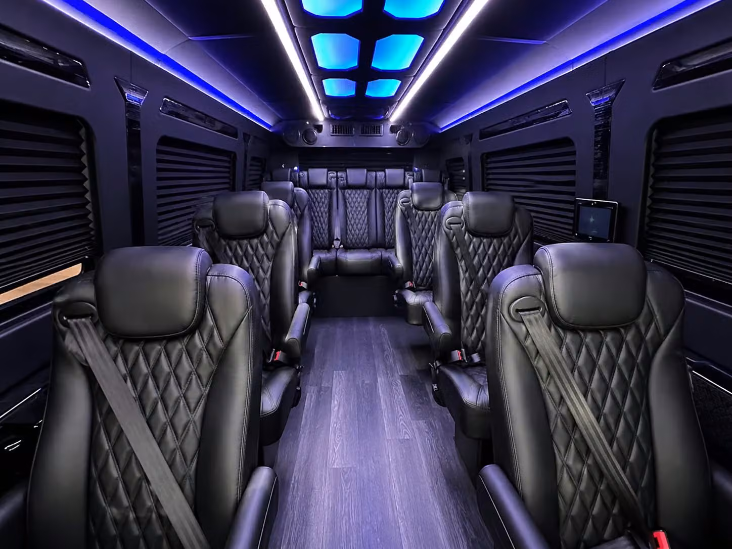 sprinter van with driver interior